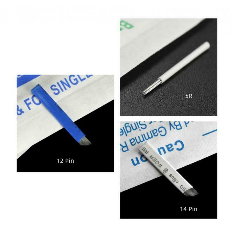 Permanent Eyebrow Practice Kit Pen Tool Ring Cup Disposable Finger Cradle