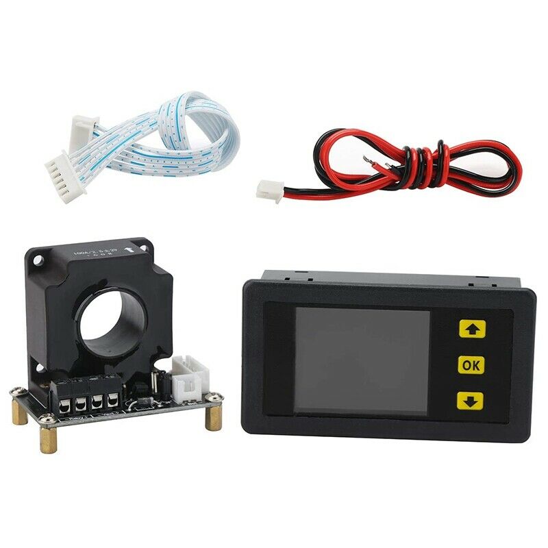 Charge-Discharge Monitor 0-90V 100A DC Ammeter Voltmeter LCD Display Digital AC6