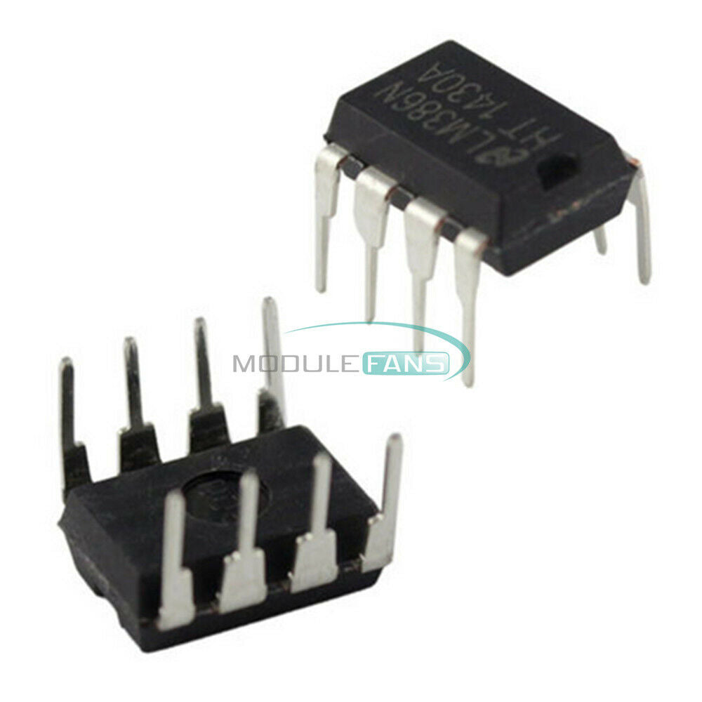 100PCS LM386N LM386 DIP-8 Audio Power AMPLIFIER IC Test Equipment