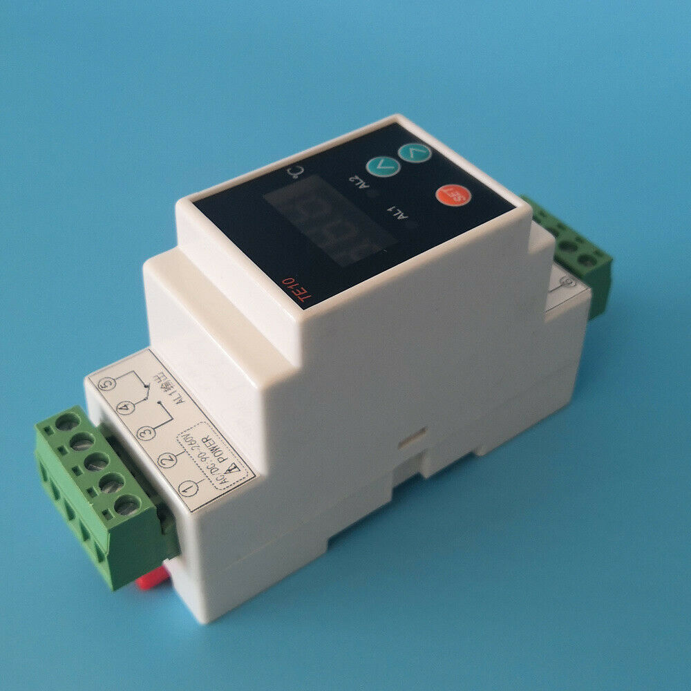 Rail Type Thermostat Adjustable Temperature Digital Display Controller Thermosta