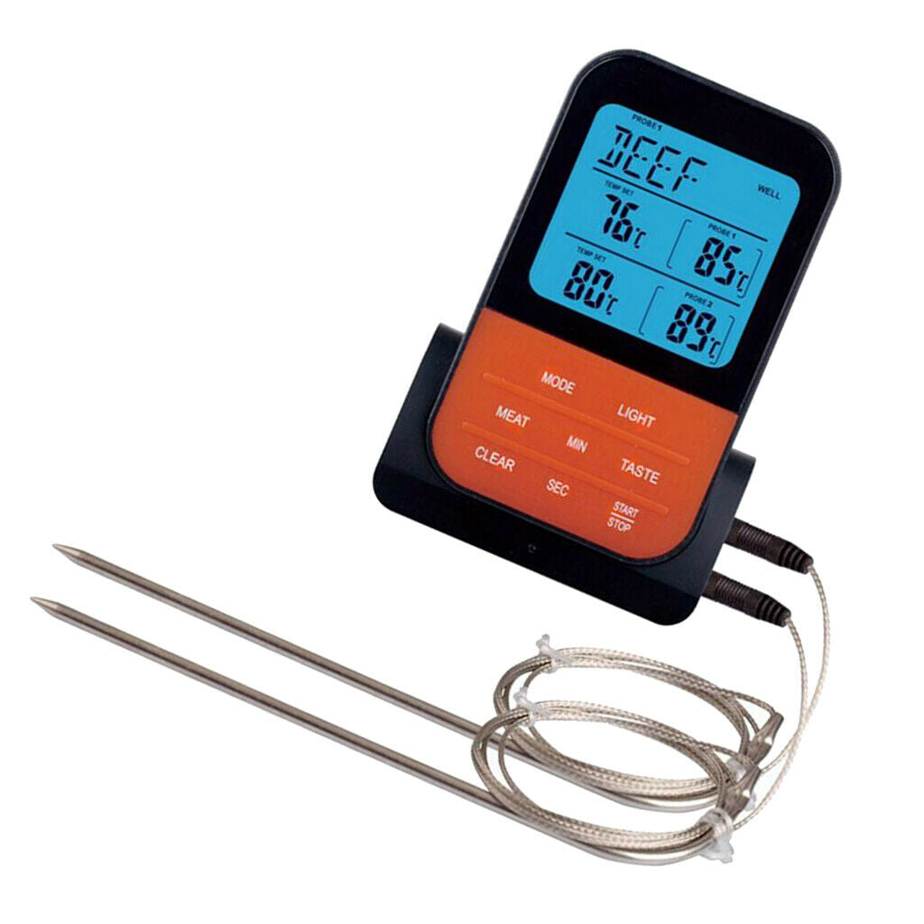 Wireless BBQ Grill Meat Thermometer,229 Ft Range Electric Digital Kitchen Food