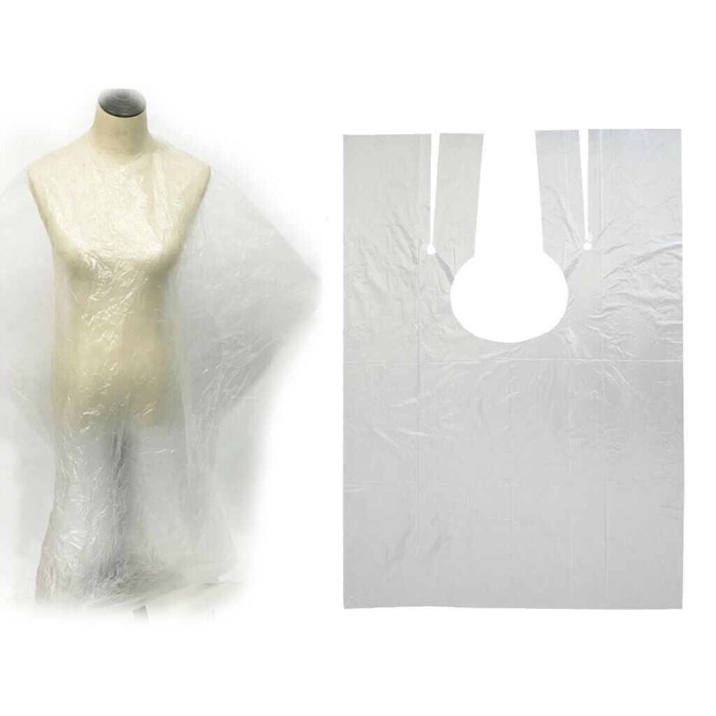 150 Pieces Disposable Hair Cutting Capes Salon Gowns Stylist Barber Apron