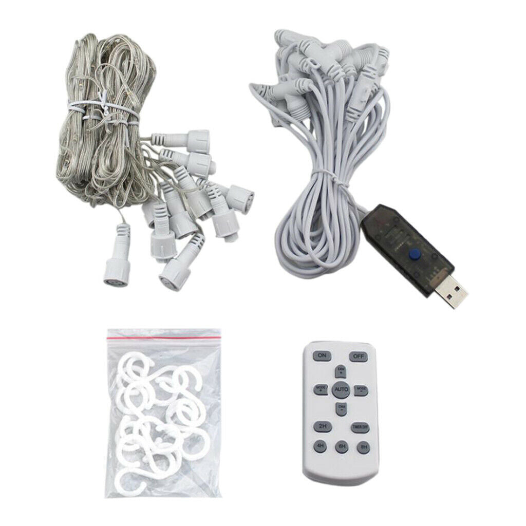 USB Curtain Lights Waterproof Curtain Light USB Powered Window Lights
