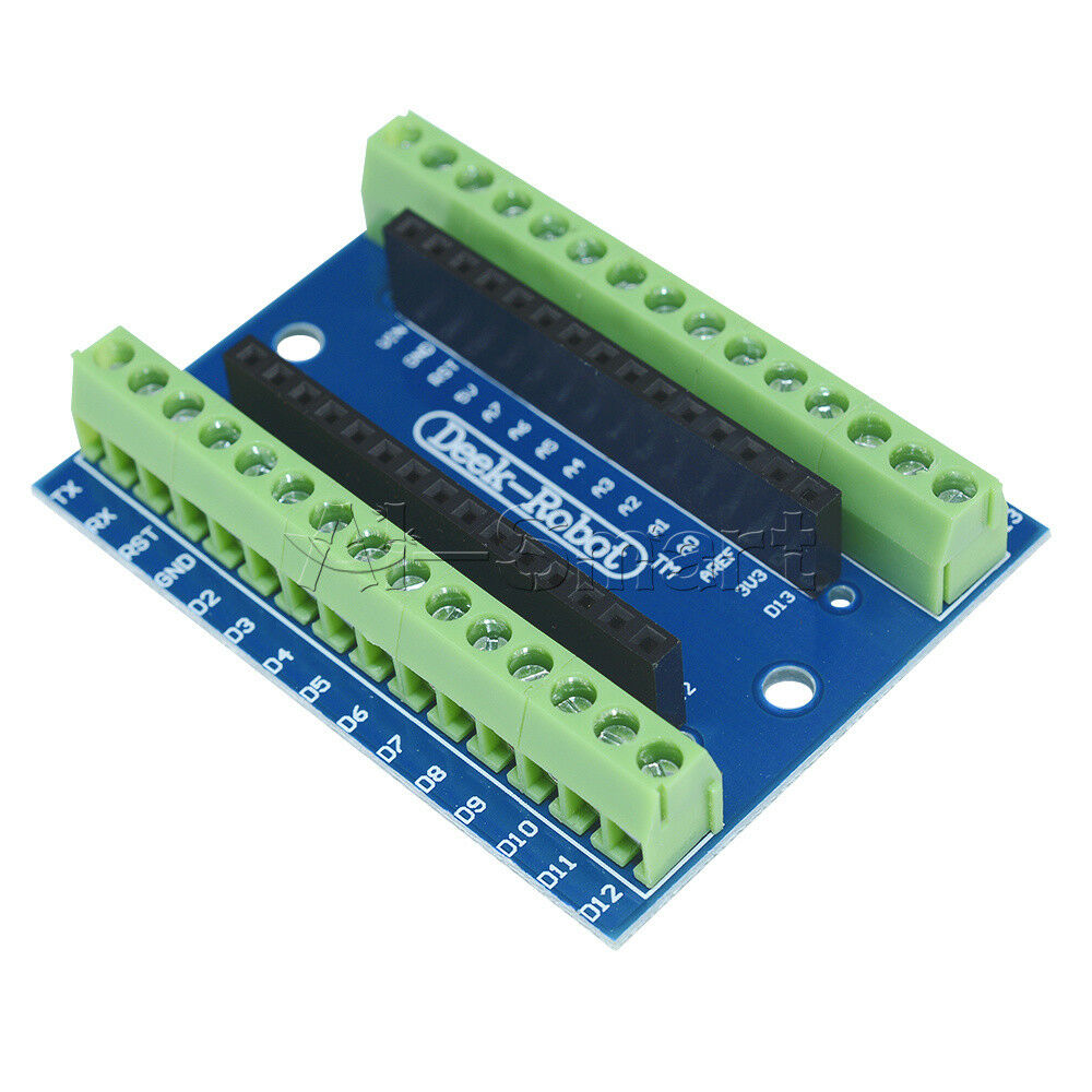 Nano V3.0 Terminal Adapter for the Arduino Nano AVR ATMEGA328P-AU Module Board