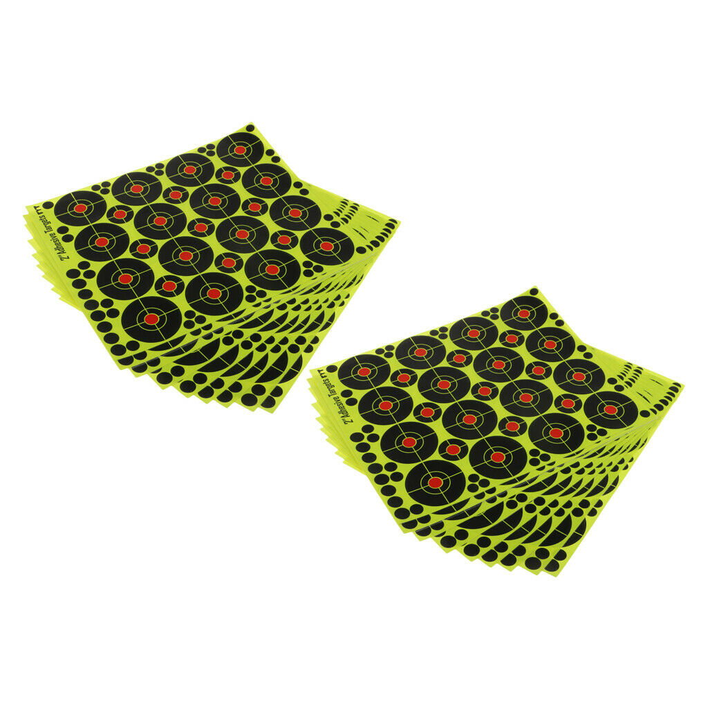 320pcs Shooting Targets Reactive Splatter Range Paper Target for Training