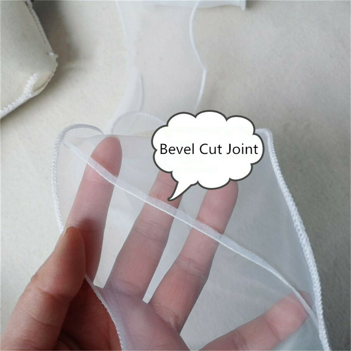 100CM White Ruffle Trim Organza Pleated Lace Ribbon DIY Sewing 3.54'' Width