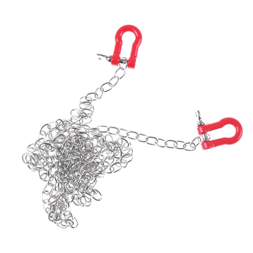 1:10 RC Crawler Parts Tow Hook Trailer Chain Kit for Axial scx10 Tamiya .l8