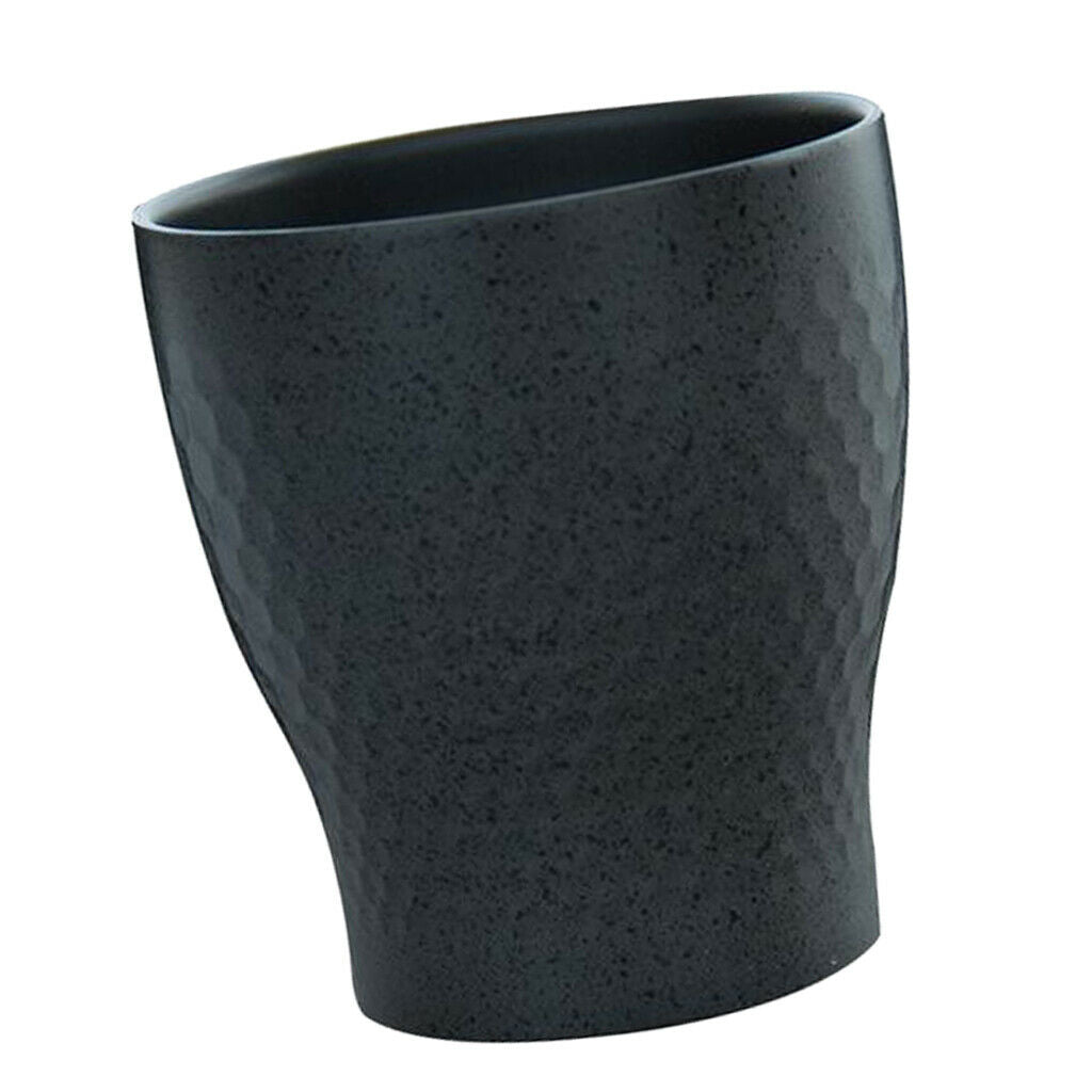 Small Stainless Steel Drinking Water Tumbler Cup Home Hotel Restaurant Black