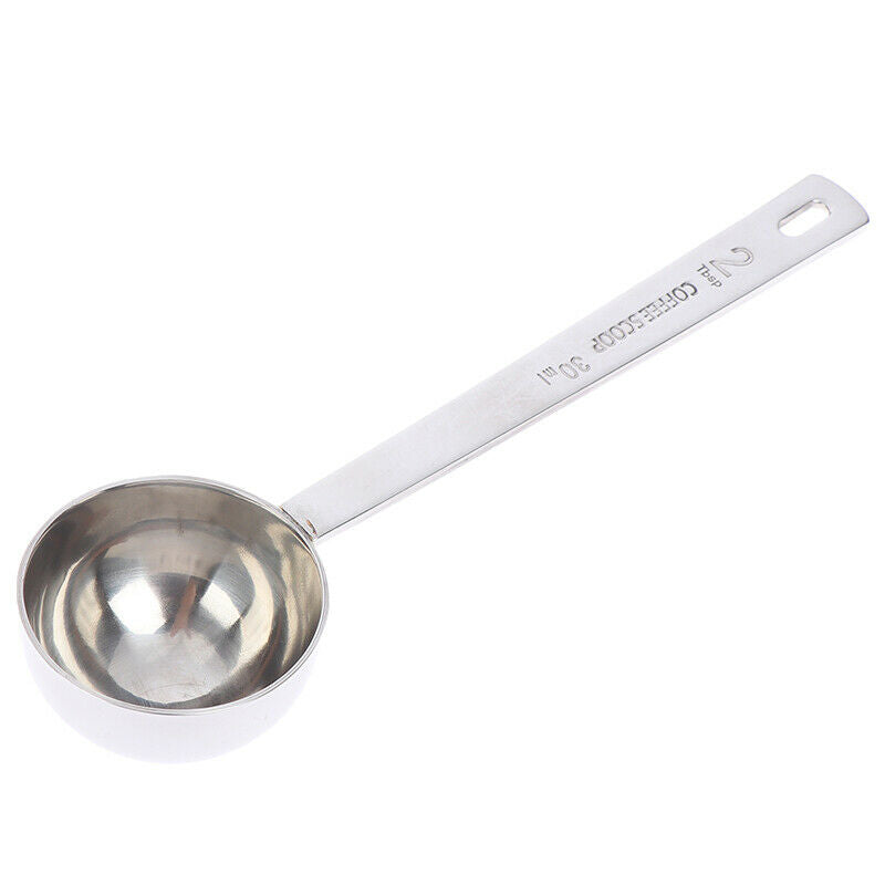 30ML Metal Measuring Spoon Coffee Scoop Thicken long handle Tablespo.l8