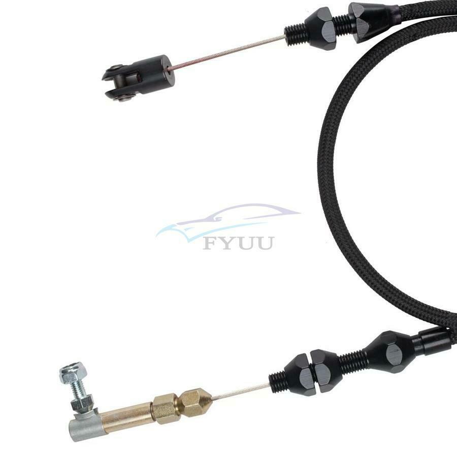 24-inch Universal Braided Stainless Steel Throttle Cable Suitable For Mopar Ford