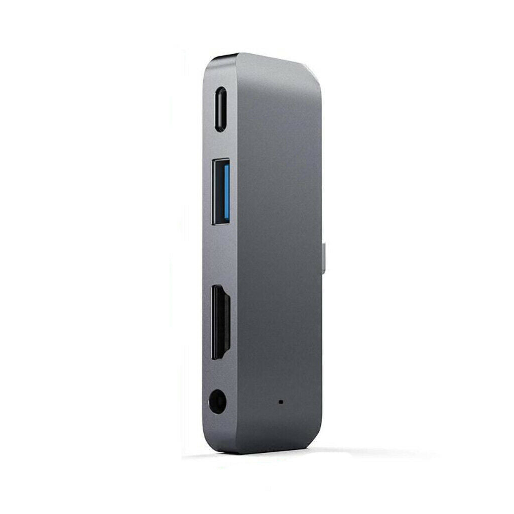 Pack Of 2 Type-C Station HDMI Multi Port Charger Hub For  Pro Gray