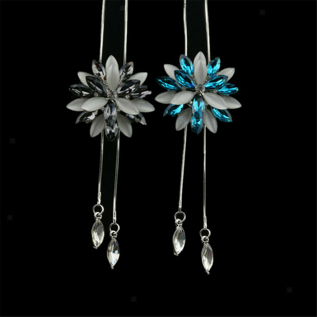 Western Latest Sweater Long Adjustable Chain Necklace Big Snowflake Pendant -