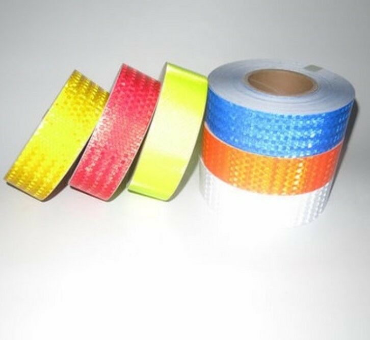 Fluorescence Blue Reflective Safety Warning Tape 5cmx3m