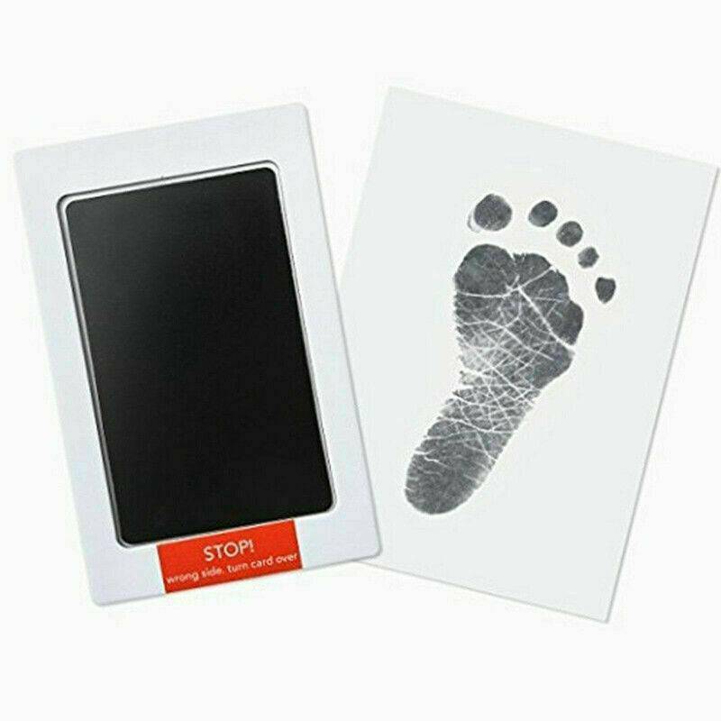Non-Toxic Baby Hand Print Inkless Pad Touch Ink Newborn Footprint Kit Gift