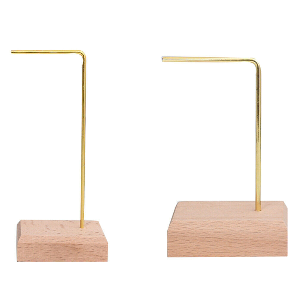 2X Jewelry Display Stand Metal Rack Holder Earrings Female Small Decor Shelf L