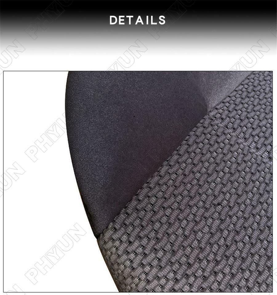 Gray Car Driver Side Bottom Replacement Cloth Seat Cover For Ford F150 2001-2003
