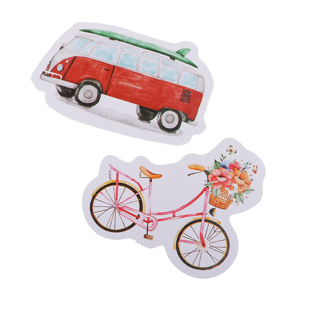 46 Pcs Creative Paper Stickers Package Diy Diary Stickers Album Scrapbooking