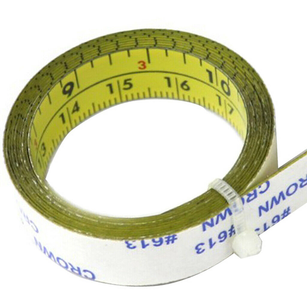 Set of 2 Practical Universal Self Adhesive Ruler Measuring Tapes Measure