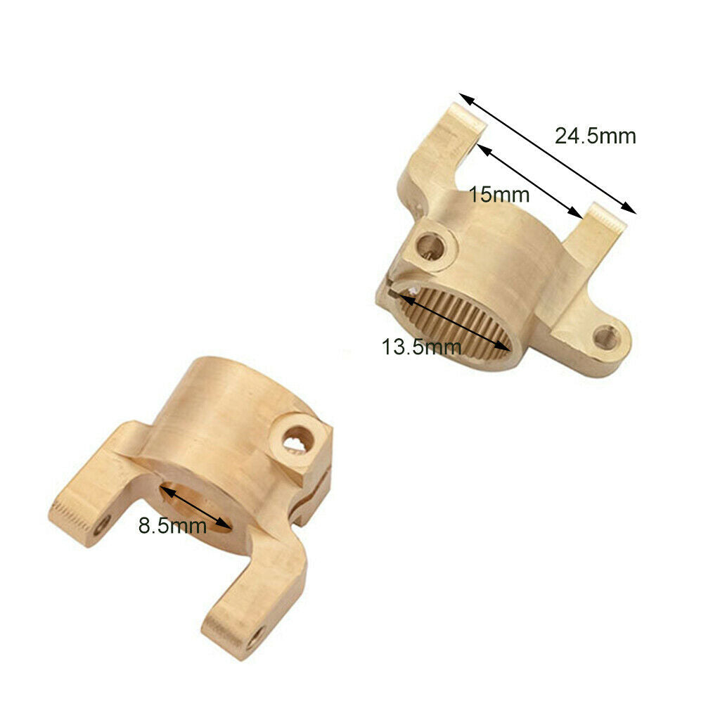 2Pack RC Car C-Hub Carrier for Axial SCX10 II 90046 90047 RCCar Trucks Spare