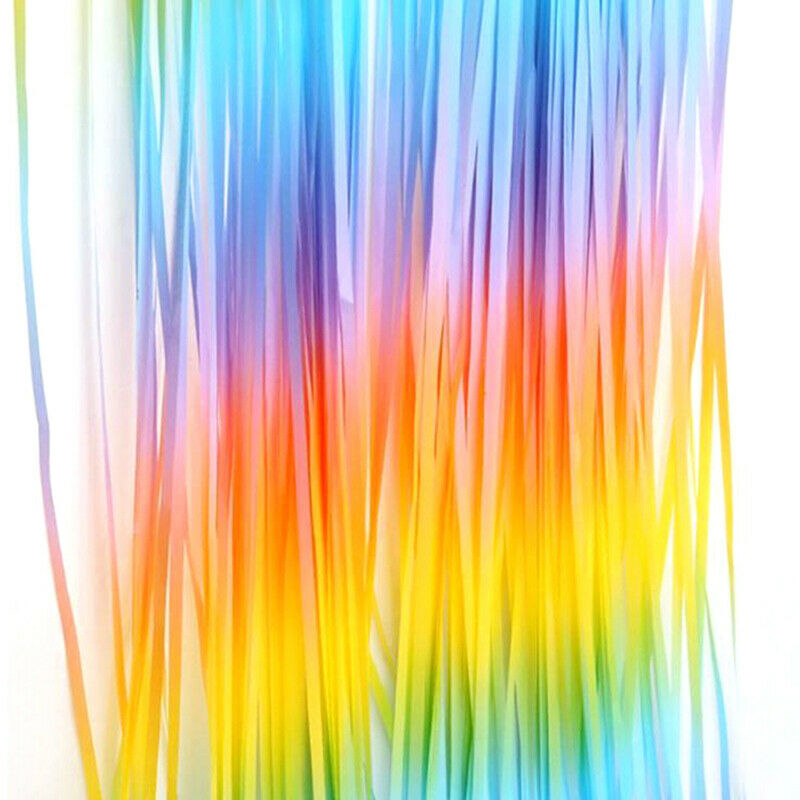 Rainbow Curtain Tassel Garland Wedding Backdrop Birthday Party DIY Decora.l8