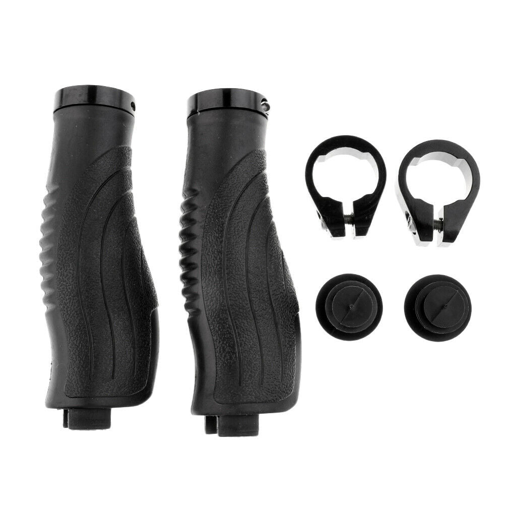 Bicycle Handlebar Bar Rubber End Grips Bicycle Set Soft Rubber Bar End Grips
