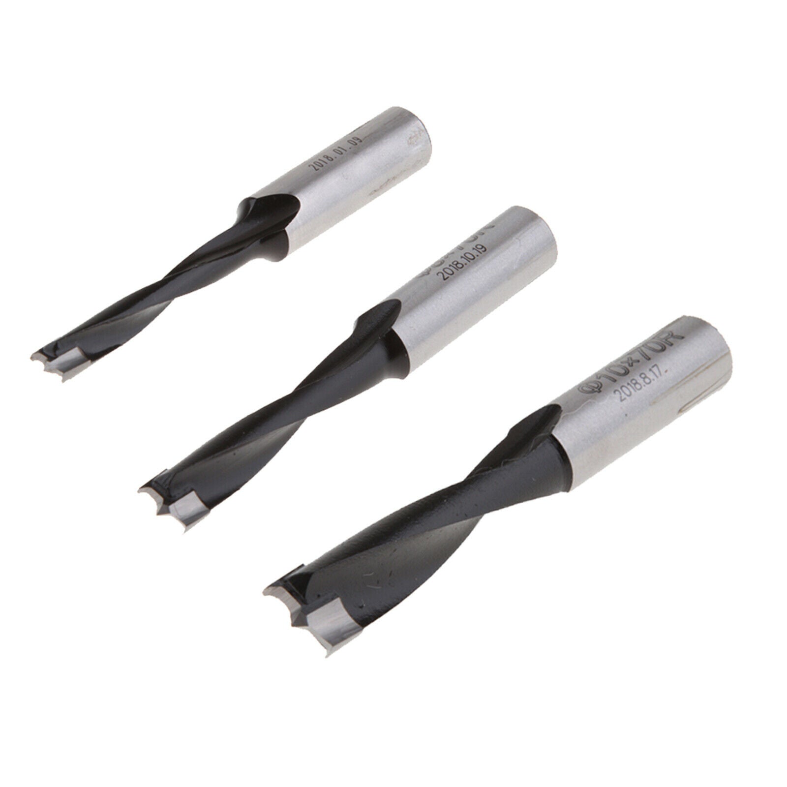Set of 3 Durable Router Drill Bit Wood Milling Cutter Tool Straight Shank