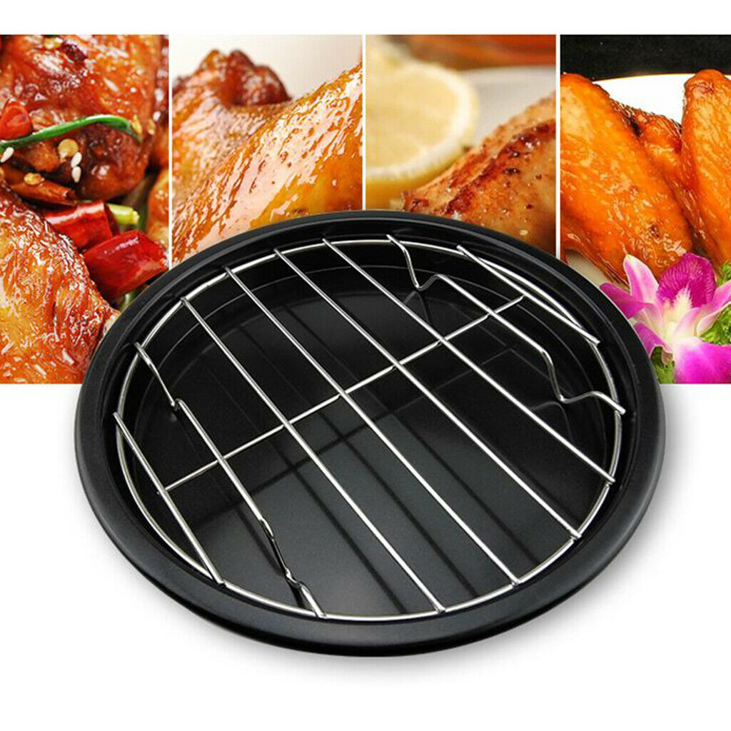 22cm Cooking Grill BBQ Grates Charcoal Gas For Outdoor Camping,Round
