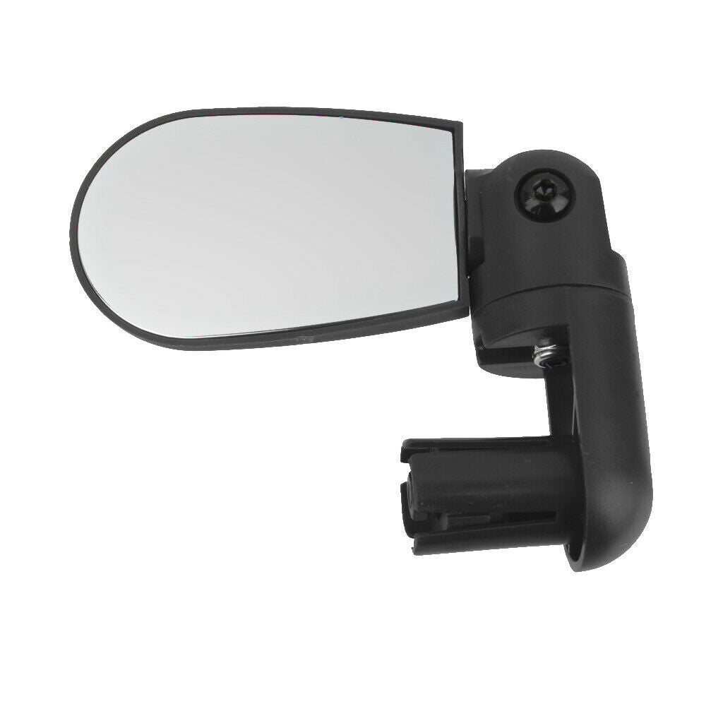 Safety Bicycle Rear View Mirror Bike Handlebar Flexible Reflector Black
