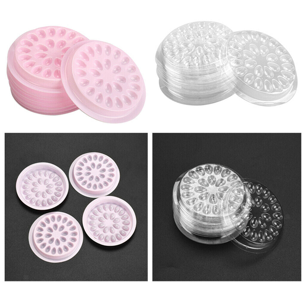 Disposable Eyelash Extension Glue Holder Tray False Lashes Pallet Board