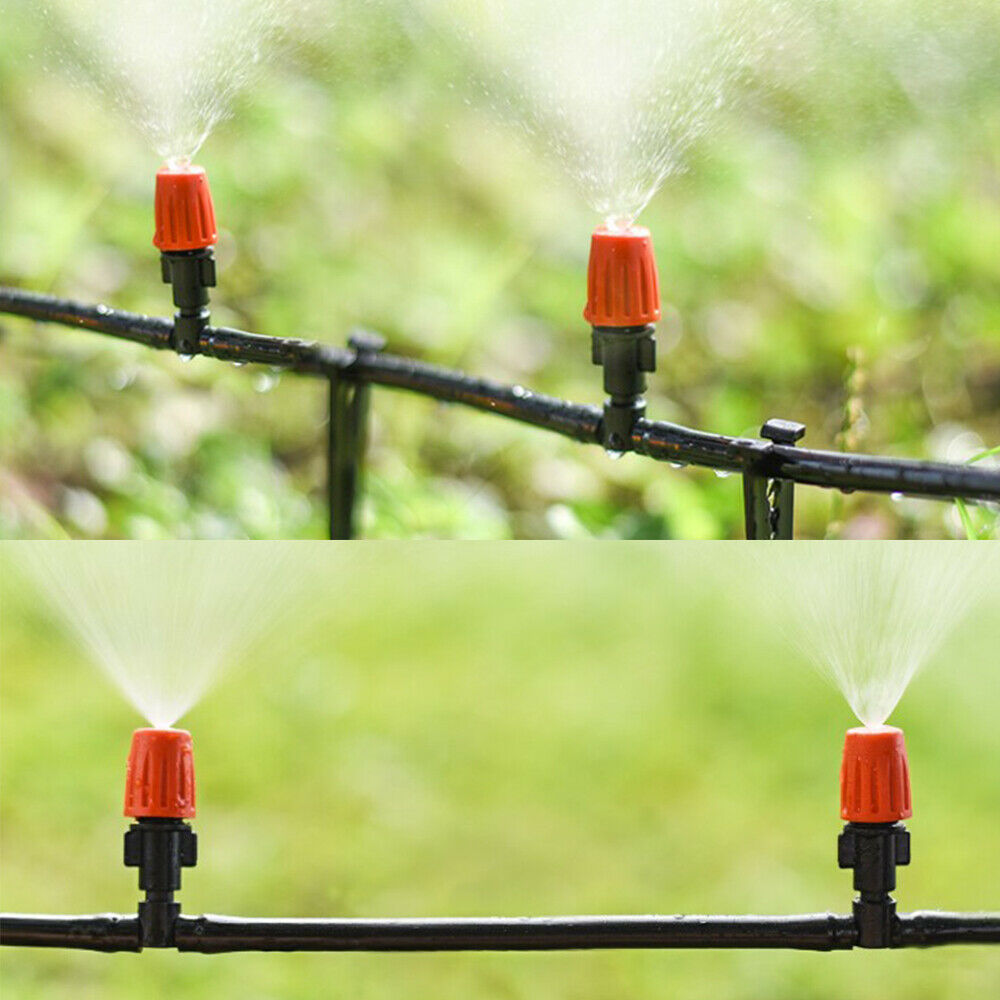 10Pcs Drip Self Watering Micro Plant Irrigation Garden Hose Sprinkler Nozzle