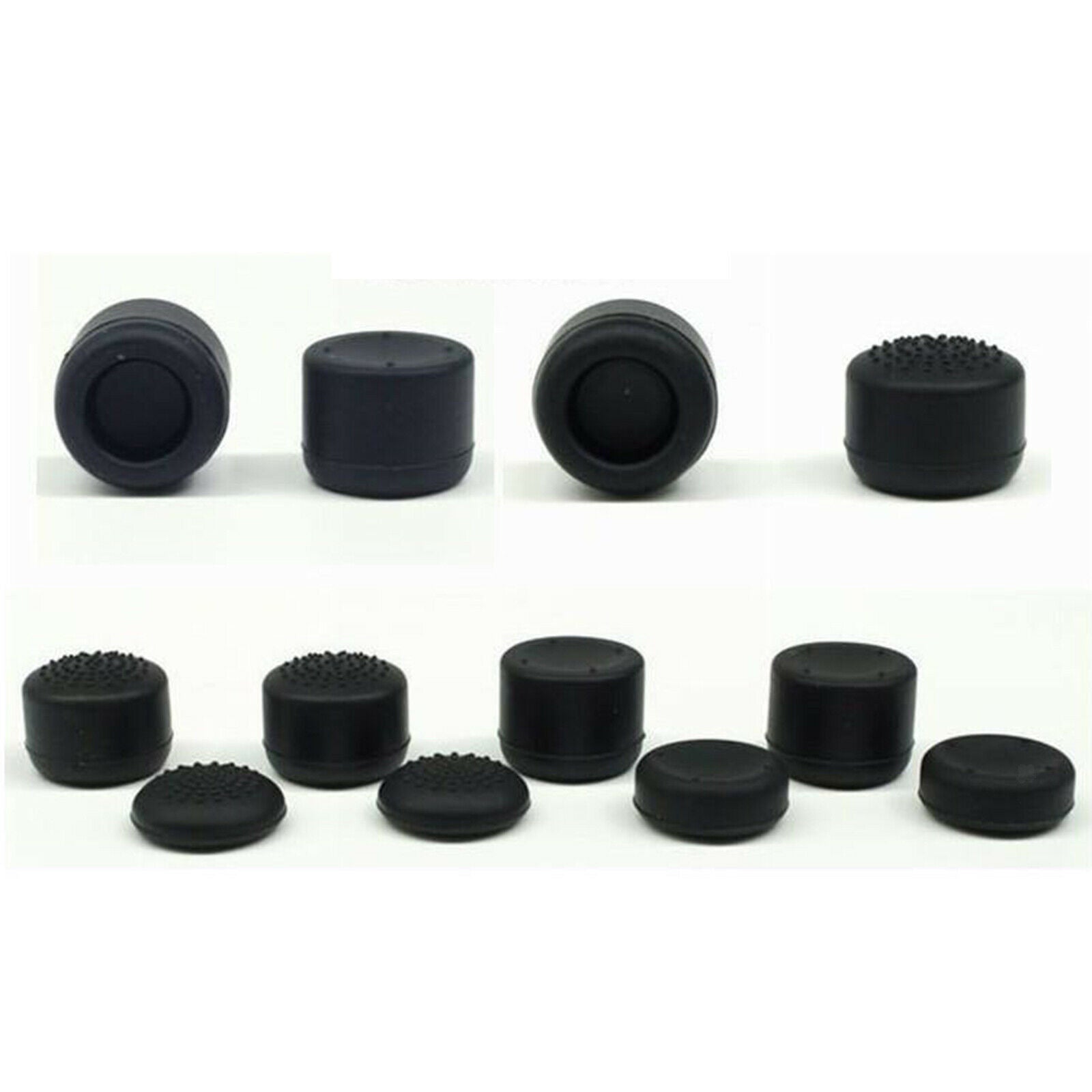 8Pcs Silicone Raised Antislip Silicone Analog Stick Grips for PS4 Controller