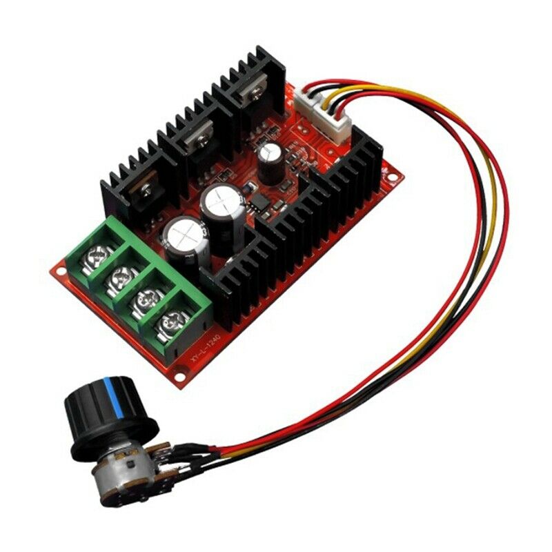 12V 24V 48V 200HZ 2000W MAX 10-50V 40A DC Motor Speed Control PWM HHO RC ContrX2