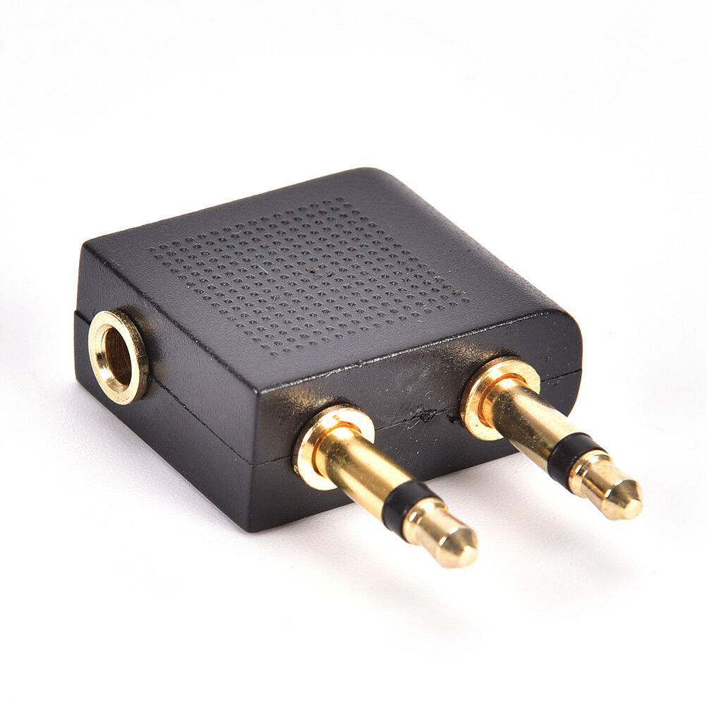 Airplane Airline Travel Headphones Jack Audio 3.5mm Adapter Converte.l8