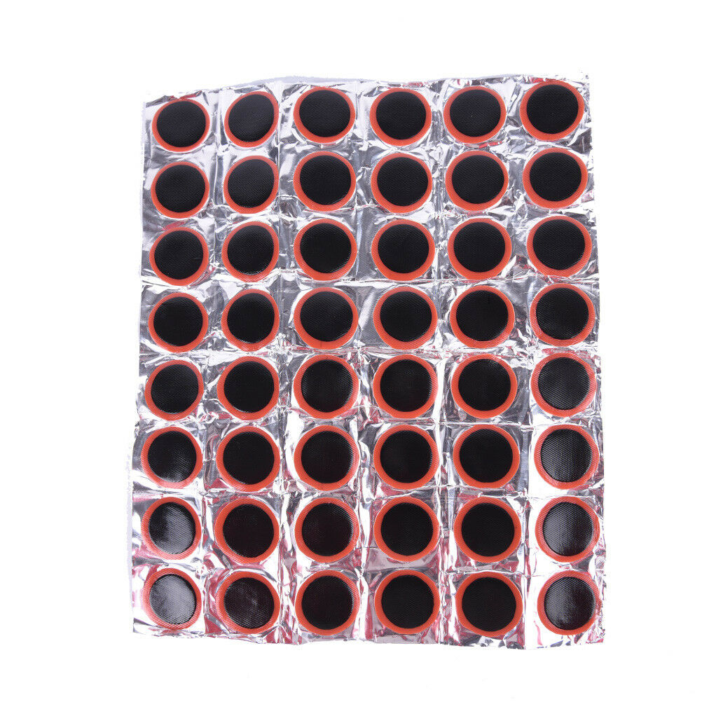 48Pcs 30mm Round Bicycle Tyre Puncture Patch Tyre Inner Tube Prick Repair.l8
