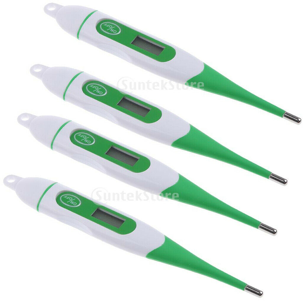 Set of 4 32-43 Degree Digital Vets Veterinary Thermometer for Livestock