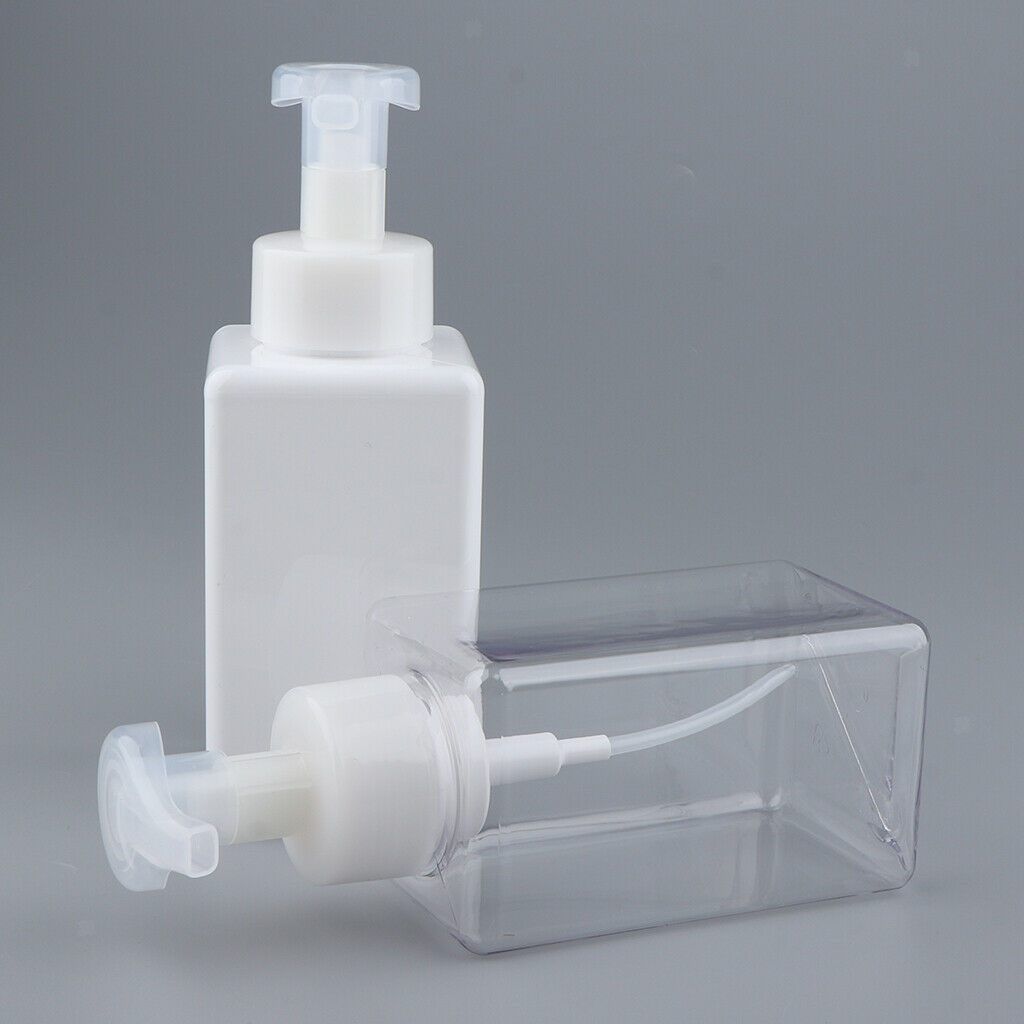Refill Foaming Soap Dispenser Pump Bottle Makeup Cosmetic Bottle 450ml Clear