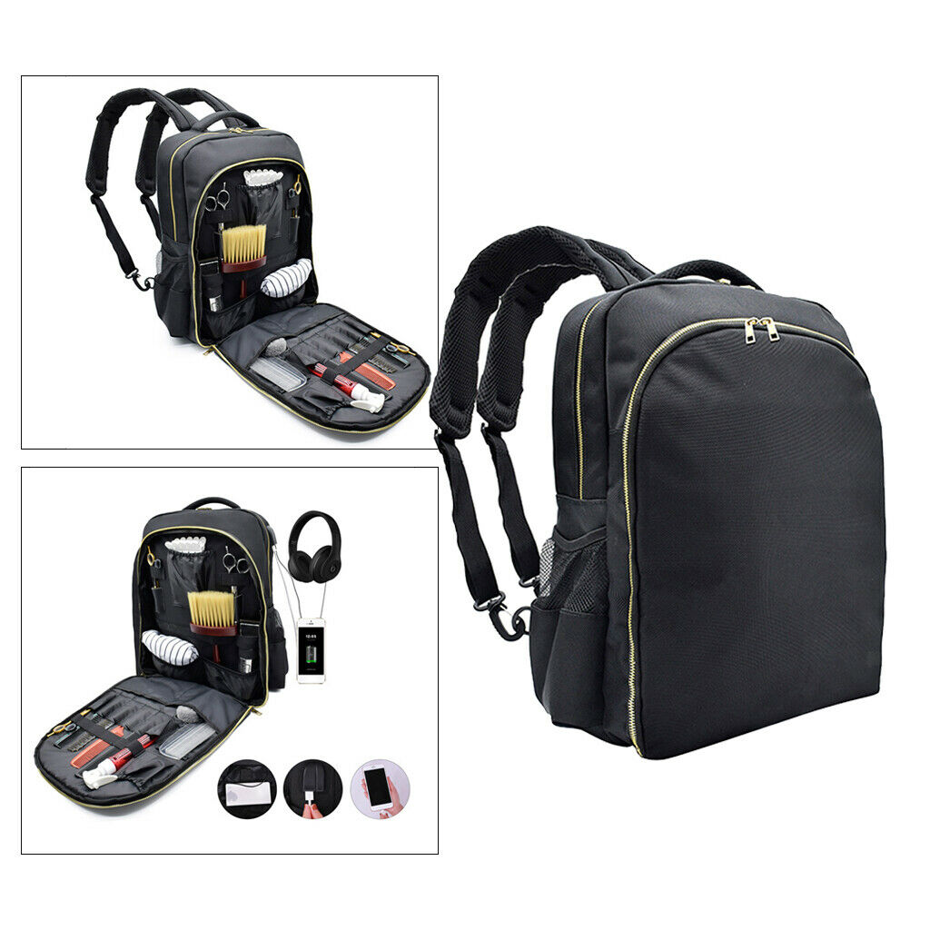 Portable Stylist  Travel Bag Clippers Combs Styling Tool Case