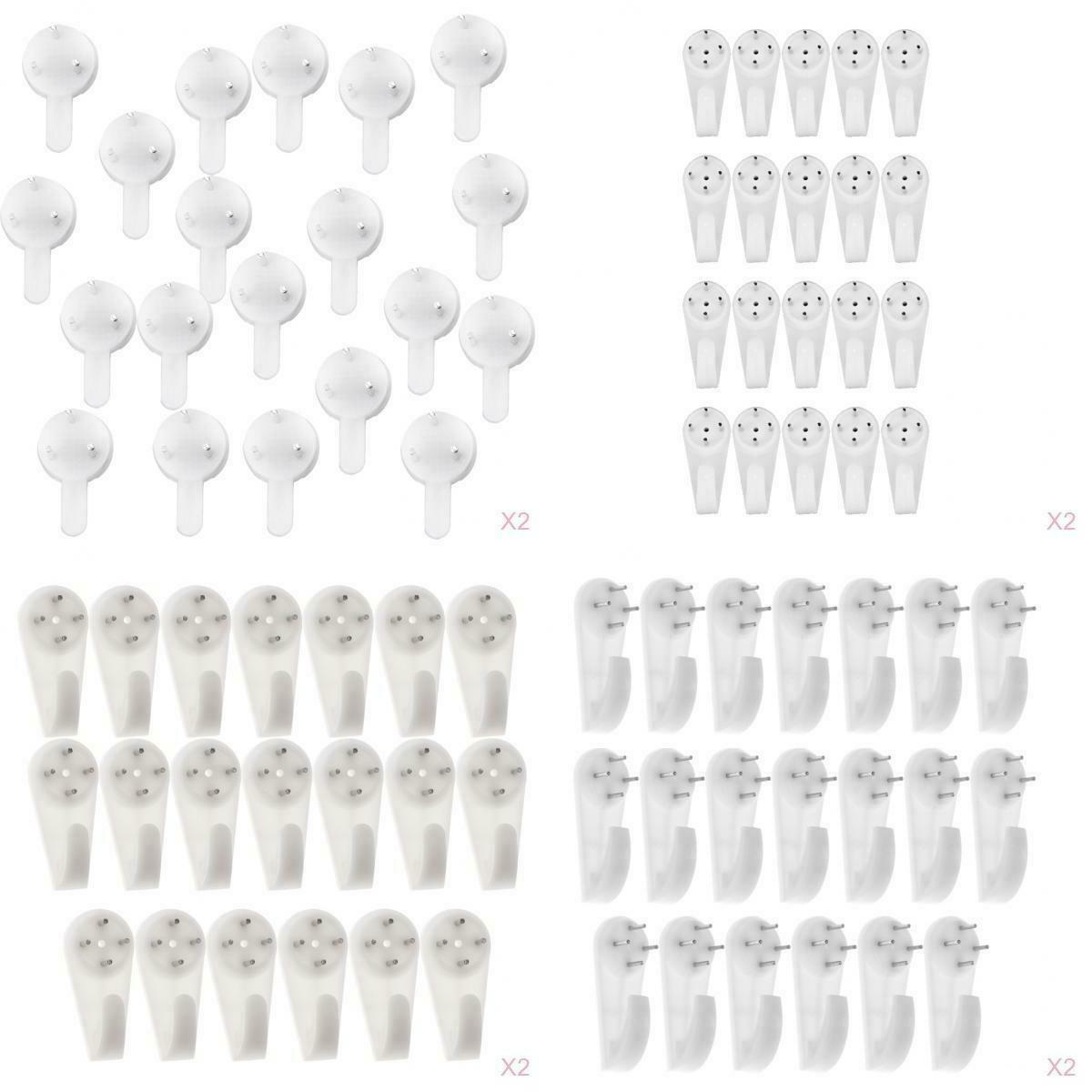 160x S M L XL Hardwall Drywall Picture Frame Hanger Hanging Hooks Fastener