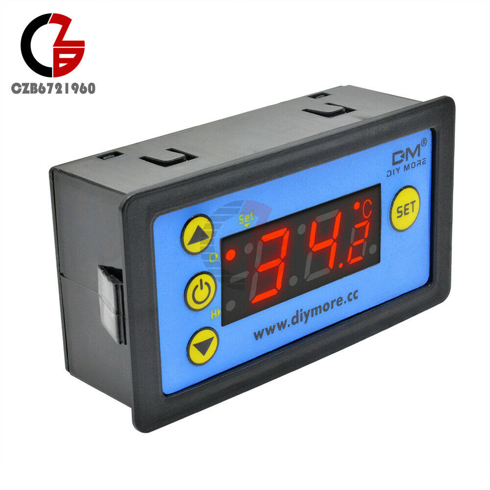 W3231 DC 24V LED Thermostat Temperature Controller -50°C-99 °C W/ Sensor Probe