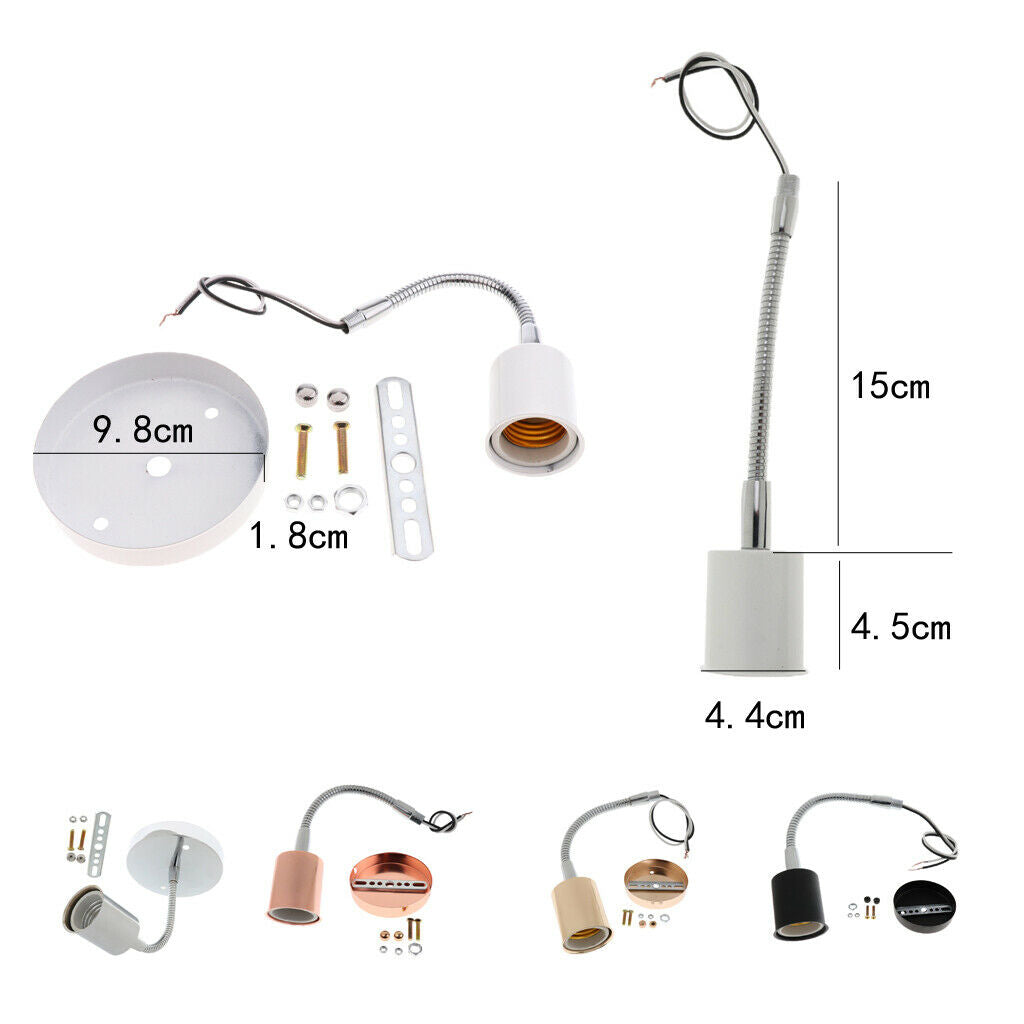 Round Lampshade Ceiling Light Holder Chandelier Pendant Socket E27 ##1