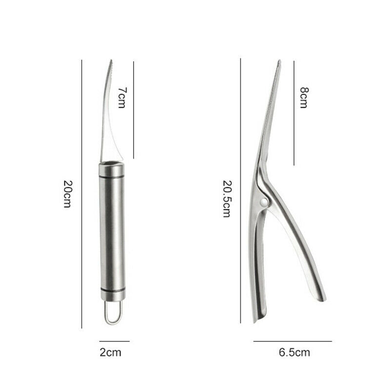 1 Set Shrimp Stripper Line Cutter Clean Shrimp Line Shell Remover Thread .l8