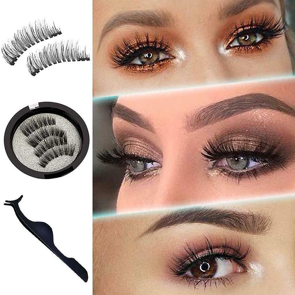 Hot Magnetic Eyelash Curler with Quantum Soft Magnet False Eyelashes Set Tool