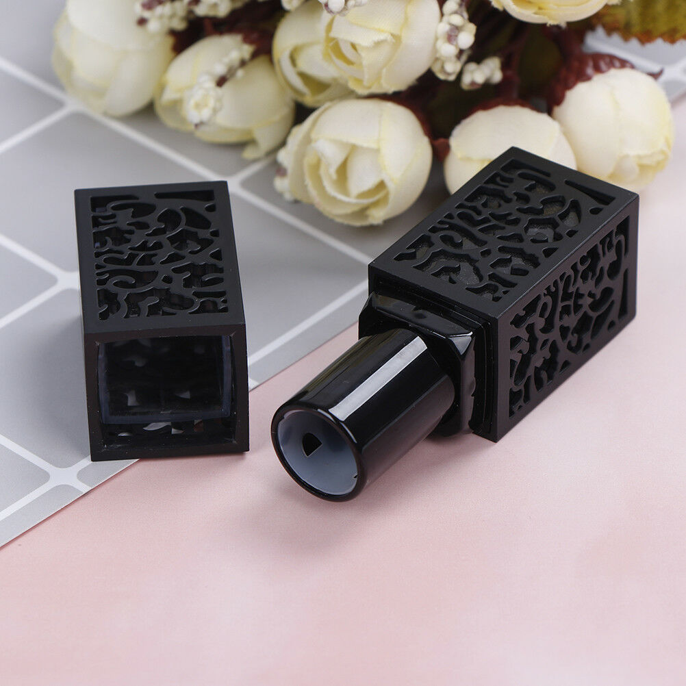 Empty cosmetic containers lipstick tube with black hollow lipstick tubes DIY DD