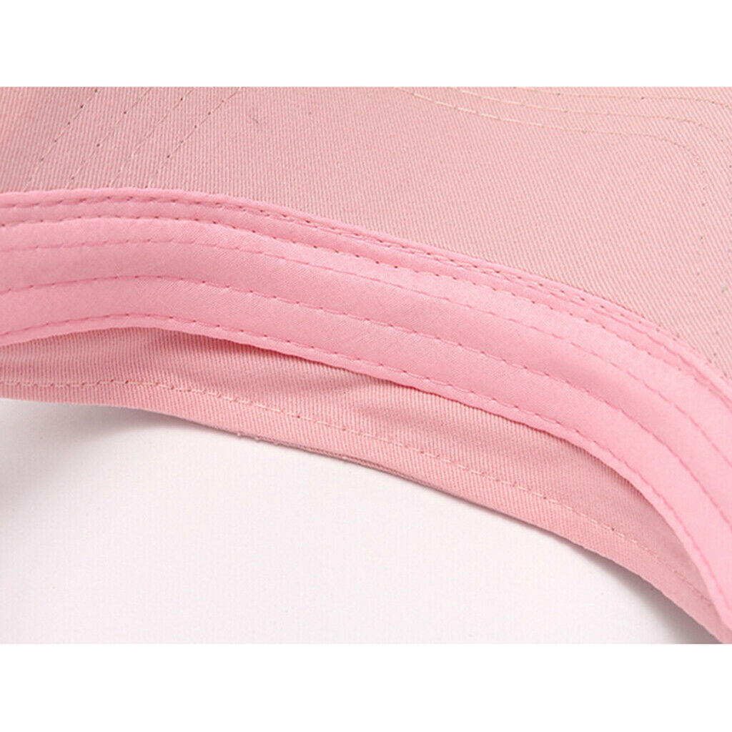 3 Colors Set 100% Cotton Sun Visor Hat Golf Tennis Sport