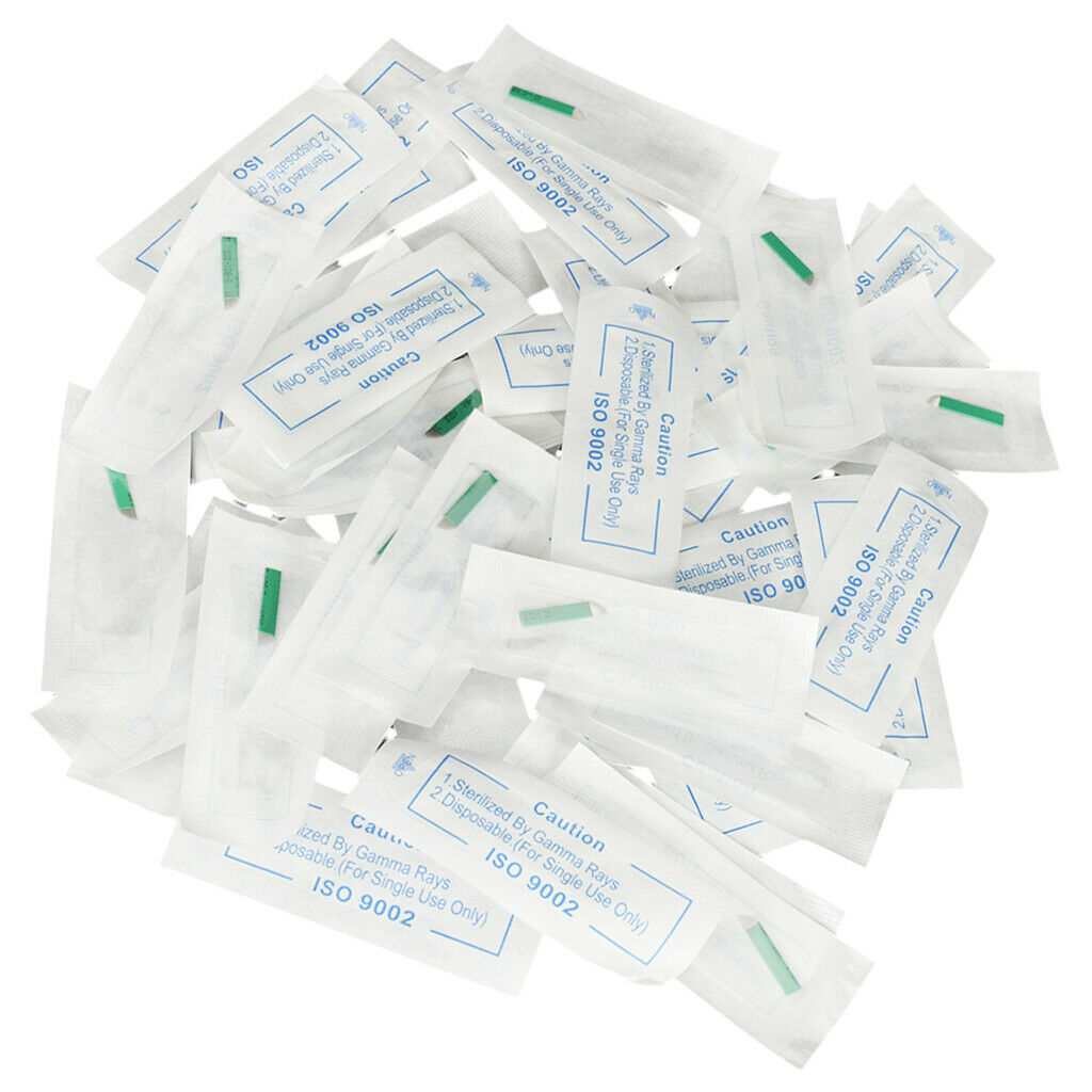 50pcs Eyebrow Microblading Needles 14 Pins Disposable Blades Tattoo Makeup