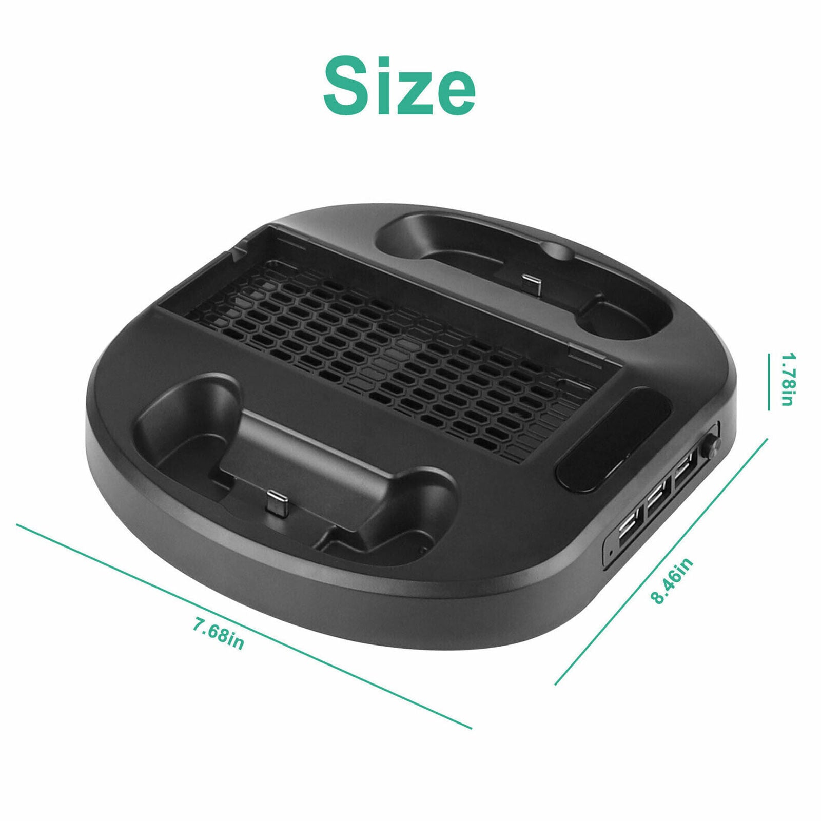 Vertical Stand with 2 Fan Cooling Station USB HUB For Xbox Series S Console