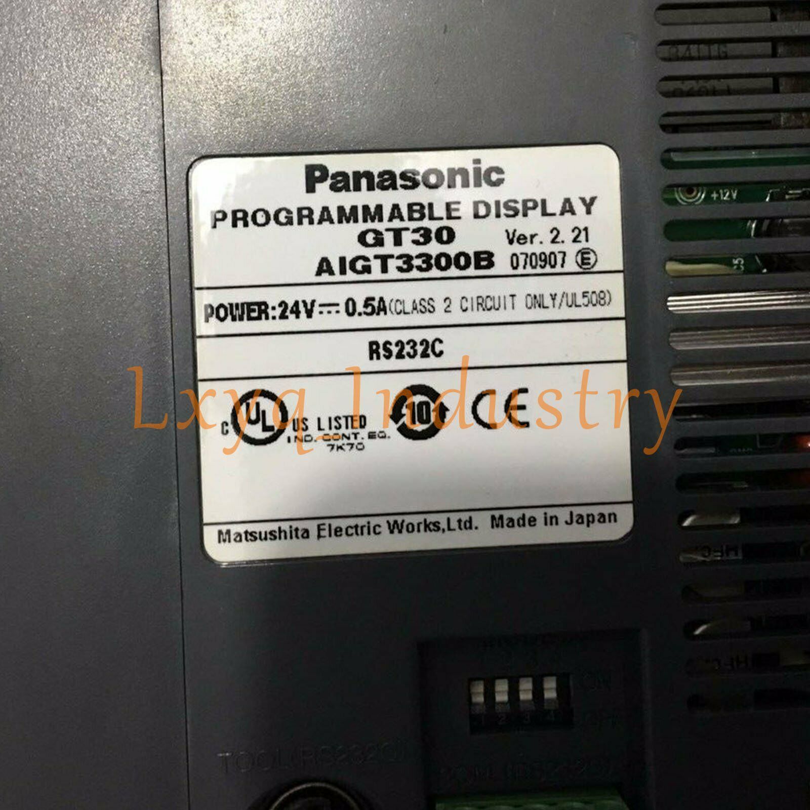 Panasonic Uesd AIGT3300B Programmable Display AIGT3300B 90 day warranty