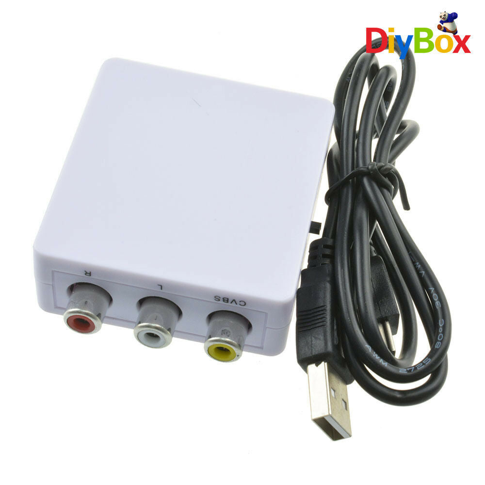 For HDTV Mini Composite 1080P HDMI to RCA Audio Video AV CVBS Adapter Converter