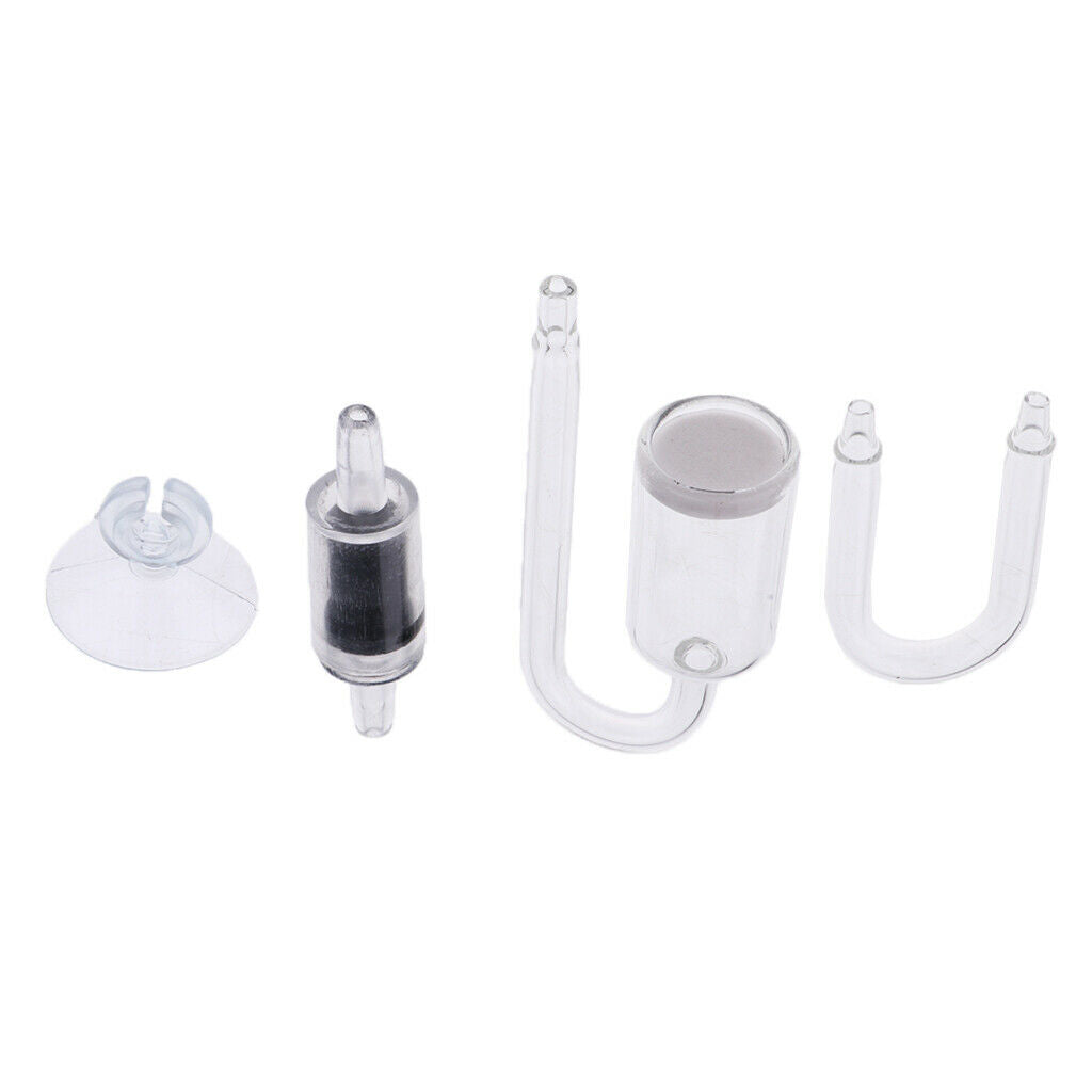Set of 4 CO2 Diffuser Accessory Parts For Fresh Salt Fish Tank Supplies