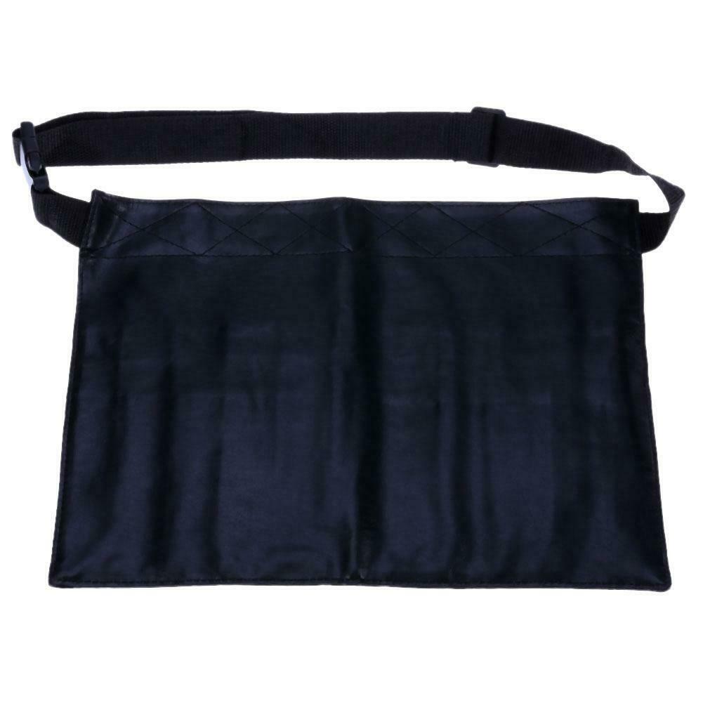 Makeup-brush Bag Black Apron Belt Professional PVC Makeup Tool Case Bag @